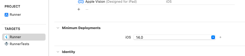 The target's **Minimum Deployments** setting